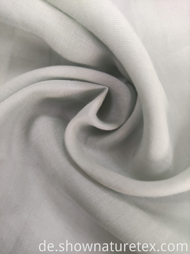 Linen Effect Woven Fabric